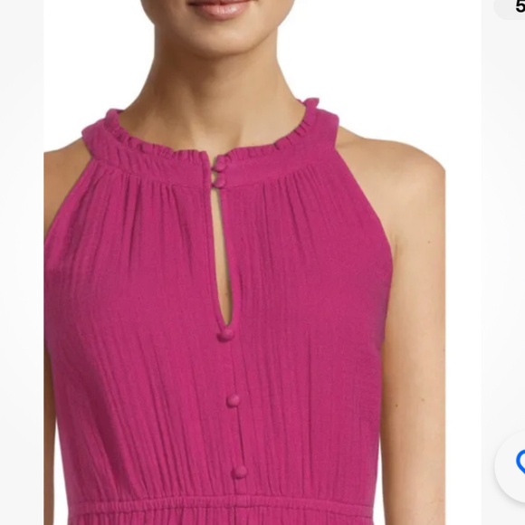 Time and Tru Women’s Berry Sleeveless Tiered Midi Dress XXL/20 NEW - Picture 5 of 10